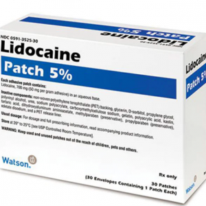 Lidocaine patches